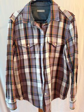 Outerknown Blanket Shirt - Rainbow and Purple